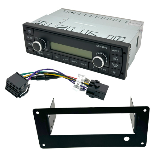 Blue Bird   2001 - Nov 2019 Radio Bus kit, Din, 9-pos BB Connector