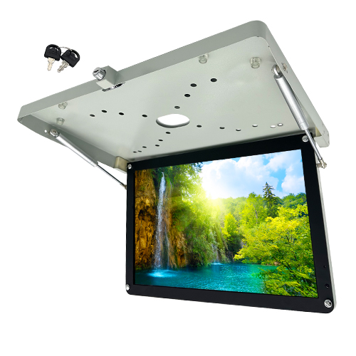 19" Drop-Down LCD monitor, With Rugged lockable Metal housing