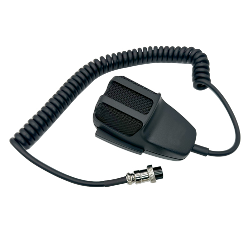 School Bus Mic with Volume Control  w/ 4-pos female mobile Connector(Custom Radio Compatible)