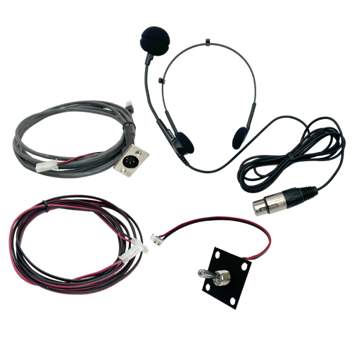 Head-Set Mic Kit with Head-Set Mic, Remote On/Off switch & 10 Mic Cable