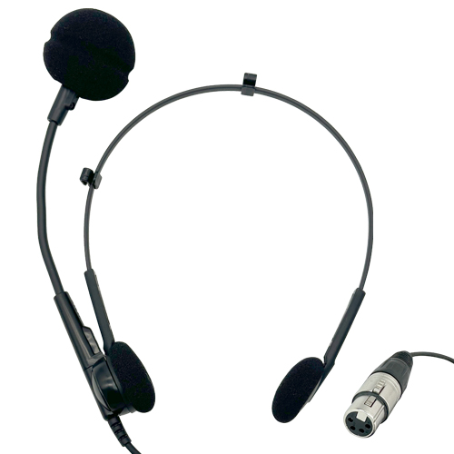 Head-Set Microphone with 4-pox XLR Connector