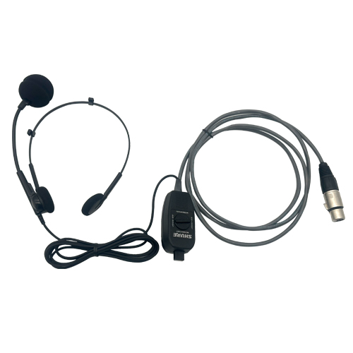 Head-Set Mic Kit with Head-Set Mic, On/Off In-Line Switch and 10 Foot Mic cable