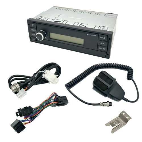 Blue Bird   2001 - 2012 PA Bus kit, Din, 9-pos BB Connector (Noise Suppression Ready)