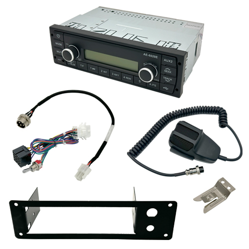IC Bus   2001 - Aug 2023 Radio/PA Bus kit, 2.85 x 10.50" FP,Mic,Cable, Int/Ext SW, 9-pos IC Connector