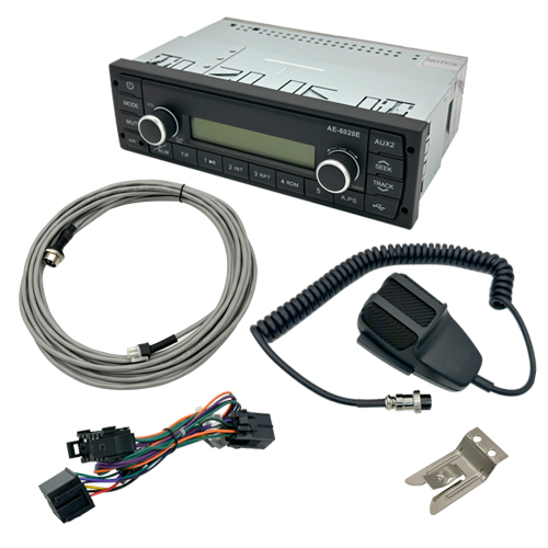 Blue Bird   2001 - Nov 2019 Radio/PA Bus kit, Din, 9-pos BB Connector
