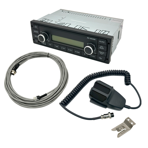 Thomas Built une 2016 - 2024 Radio/PA Bus kit,  EFX, HDX (40" Mic Cable, ISO CTR Direct Connect)